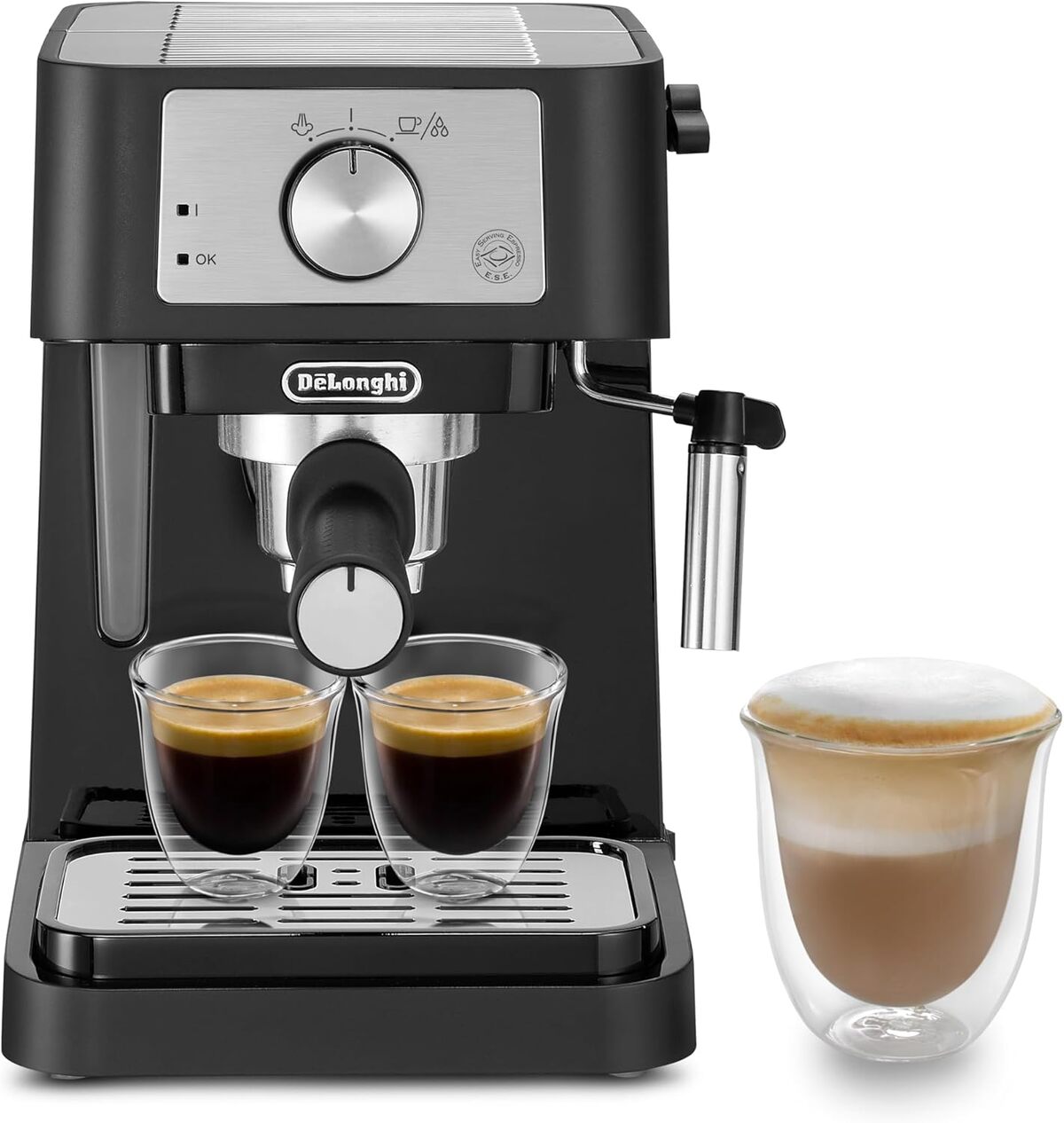 Test De'Longhi Stilosa EC 260.BK : machine à porte-filtre professionnelle