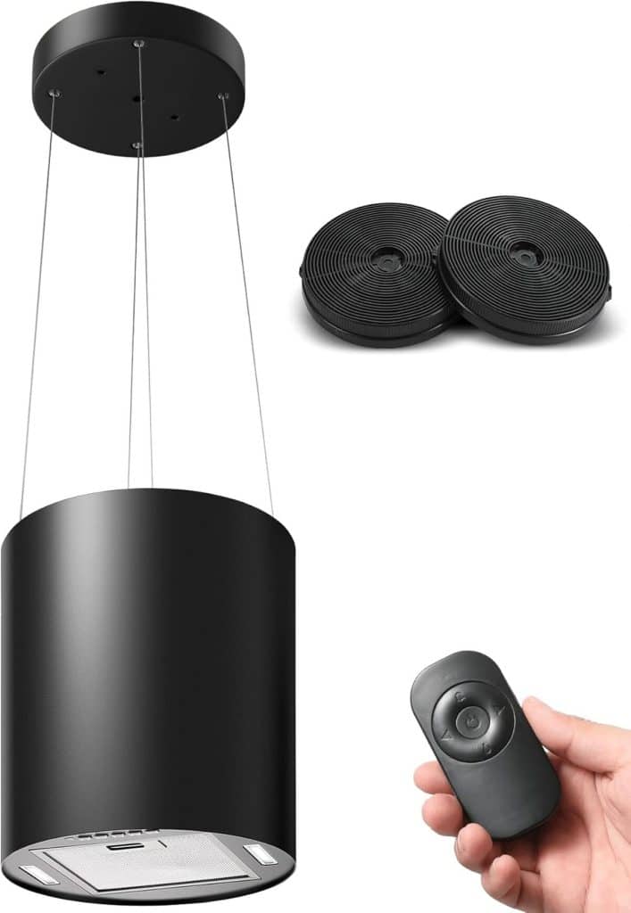 Test : hotte aspirante SNDOAS 35cm, 700 m³/h, noire