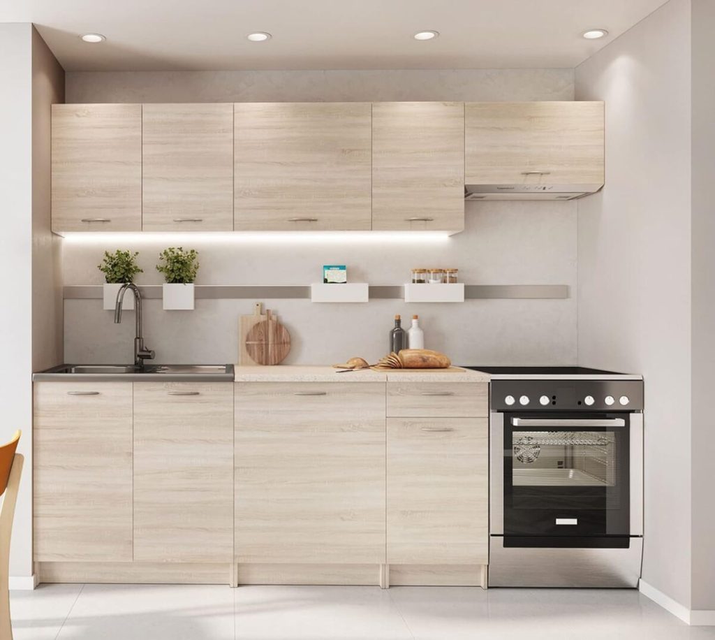 Test PEGANE cuisine Mila : design et fonctionnalité en chêne Sonoma