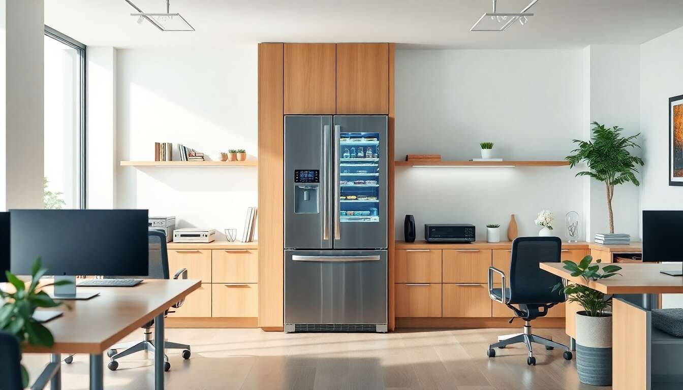 Int&eacute;grer un r&eacute;frig&eacute;rateur connect&eacute; dans l'espace de travail