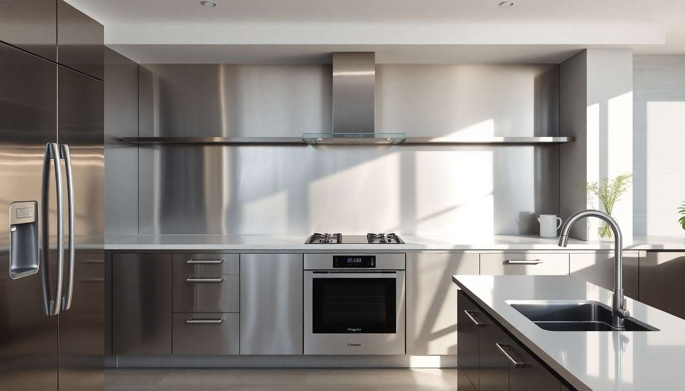 Choisir une crédence inox pour sa cuisine