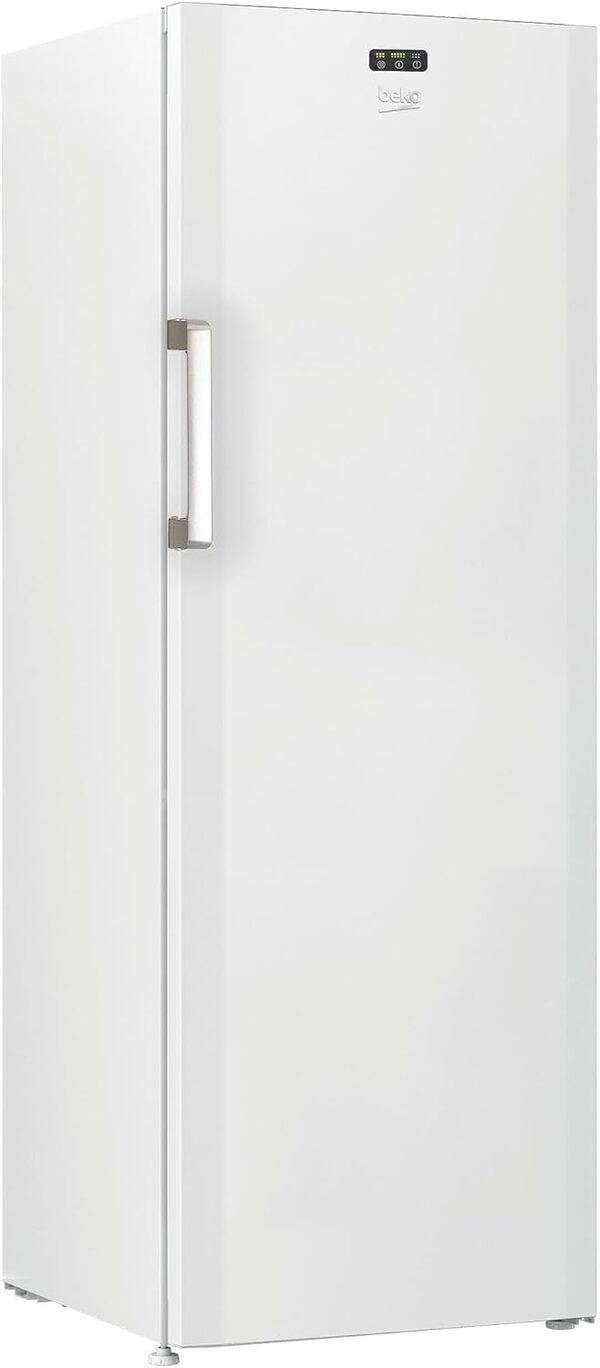 Beko FS127940N Congélateur - Pose libre, 237L, 5 tiroirs de congélation, 2 compartiments, 36 dB, Blanc, Classe E [Classe énergétique E]