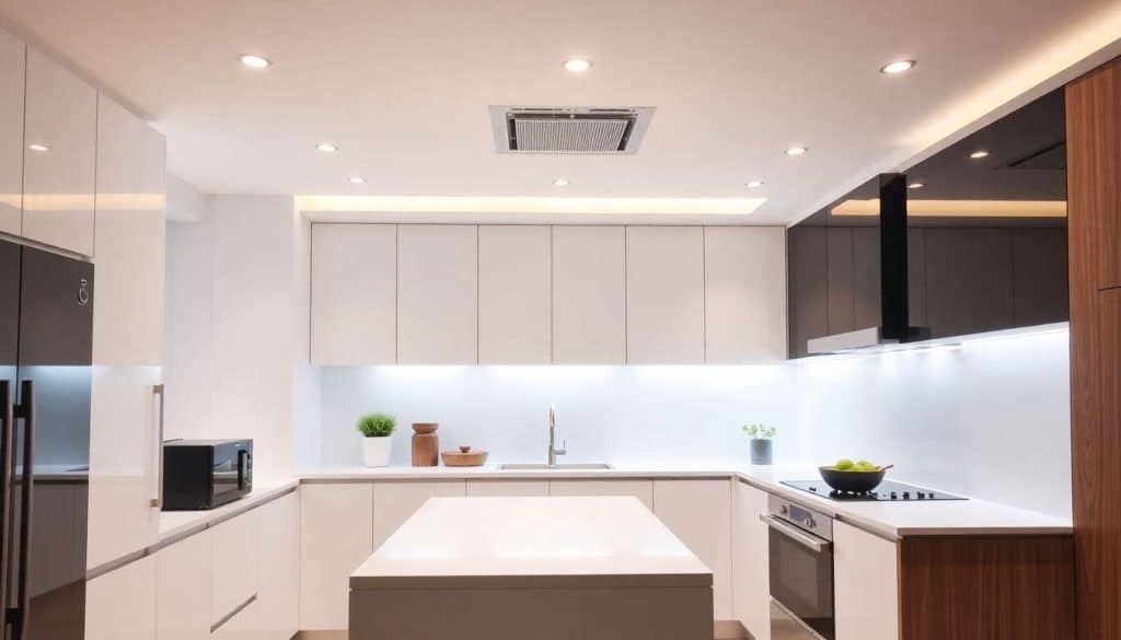 Spots encastrés : solution moderne pour cuisines