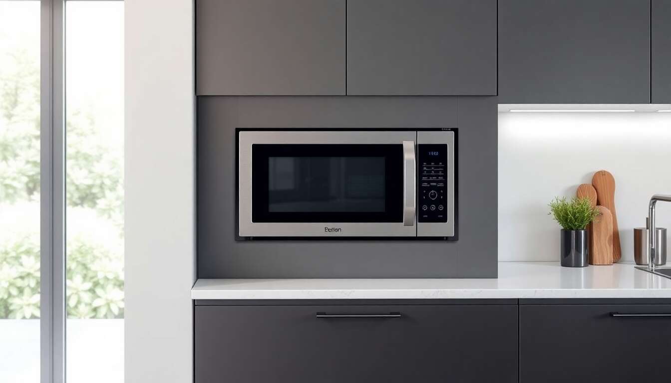 Matériaux et designs pour un micro-ondes encastrable moderne Matériaux et designs pour un micro-ondes encastrable moderne
