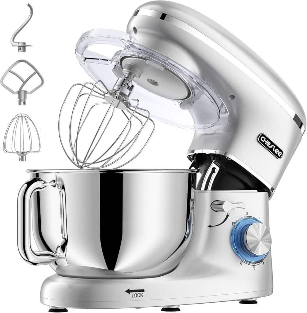 Test : cheflee robot pâtissier 1500W multifonction, 6, 2 L