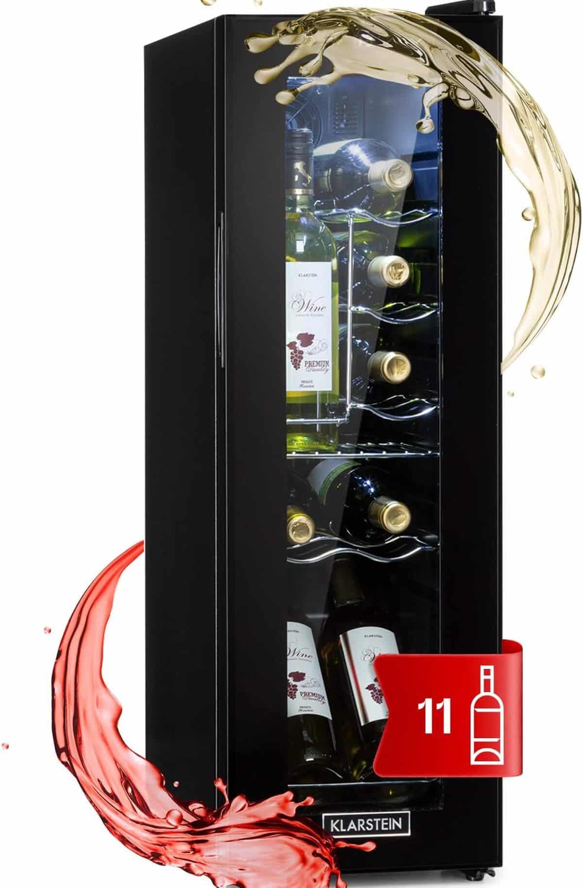 Test de la cave à vin Klarstein 32L : la parfaite solution pour 12 bouteilles