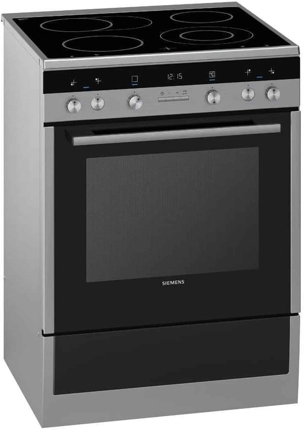 Test de la cuisinière électrique Siemens iQ300 : puissance en acier inoxydable