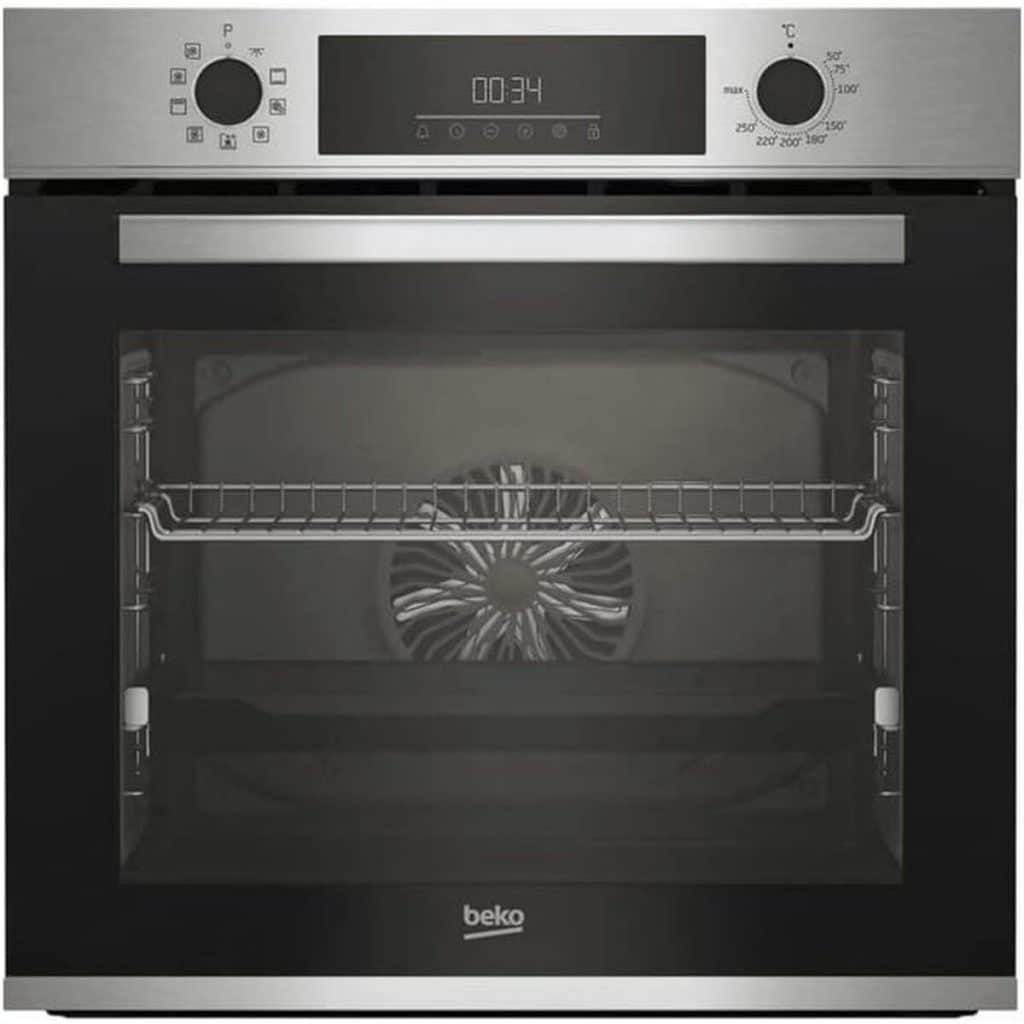 Test du four encastrable Beko BBIM12300XCE : performance et élégance en acier inoxydable