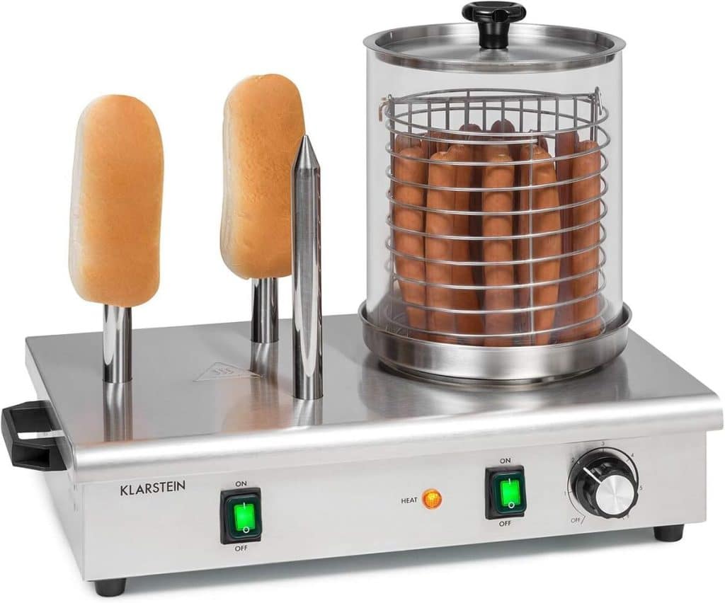 Test Klarstein Wurstfabrik Pro 600 : l'expert en hot dogs 600W