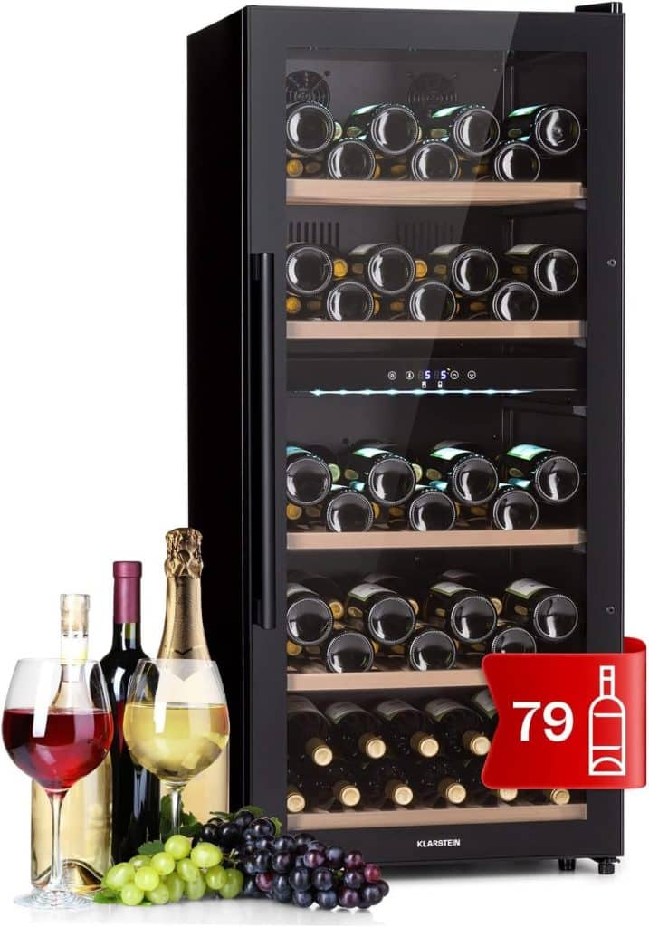 Test : réfrigérateur à vin Klarstein Cave, parfaite conservation pour 79 bouteilles