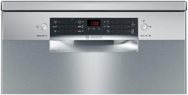 Bosch Serie 4 SMS46KI01E Autonome 13places A++ lave-vaisselle - lave-vaisselles (Autonome, Acier inoxydable, Taille maximum (60 cm), Acier inoxydable, boutons, LED) [Classe énergétique A++]