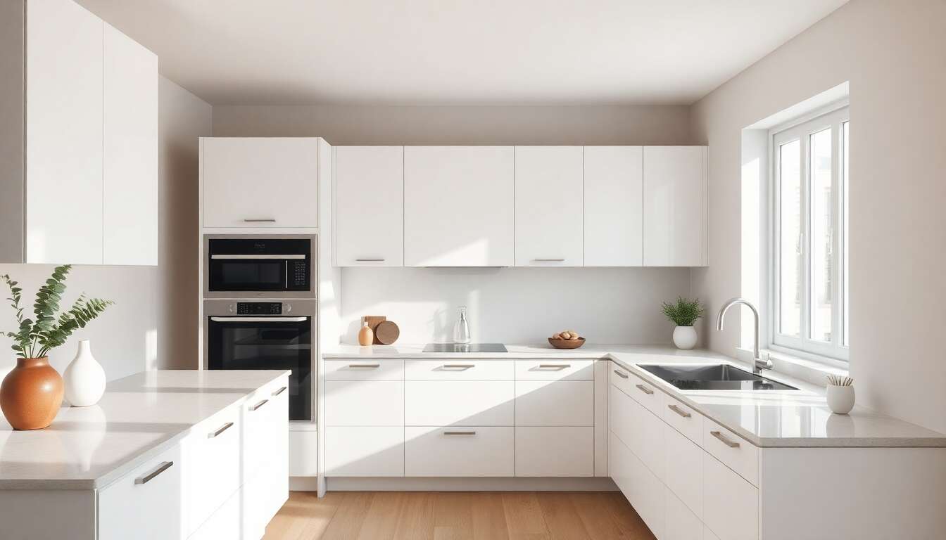 Les tons neutres incontournables pour une cuisine moderne