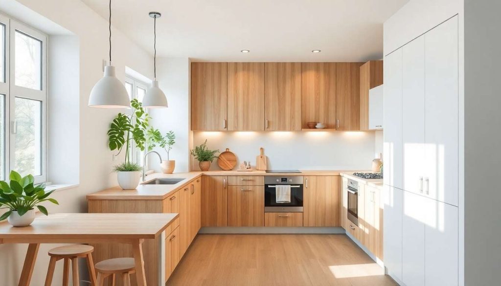 Optimisation de l'espace : l'art scandinave en cuisine