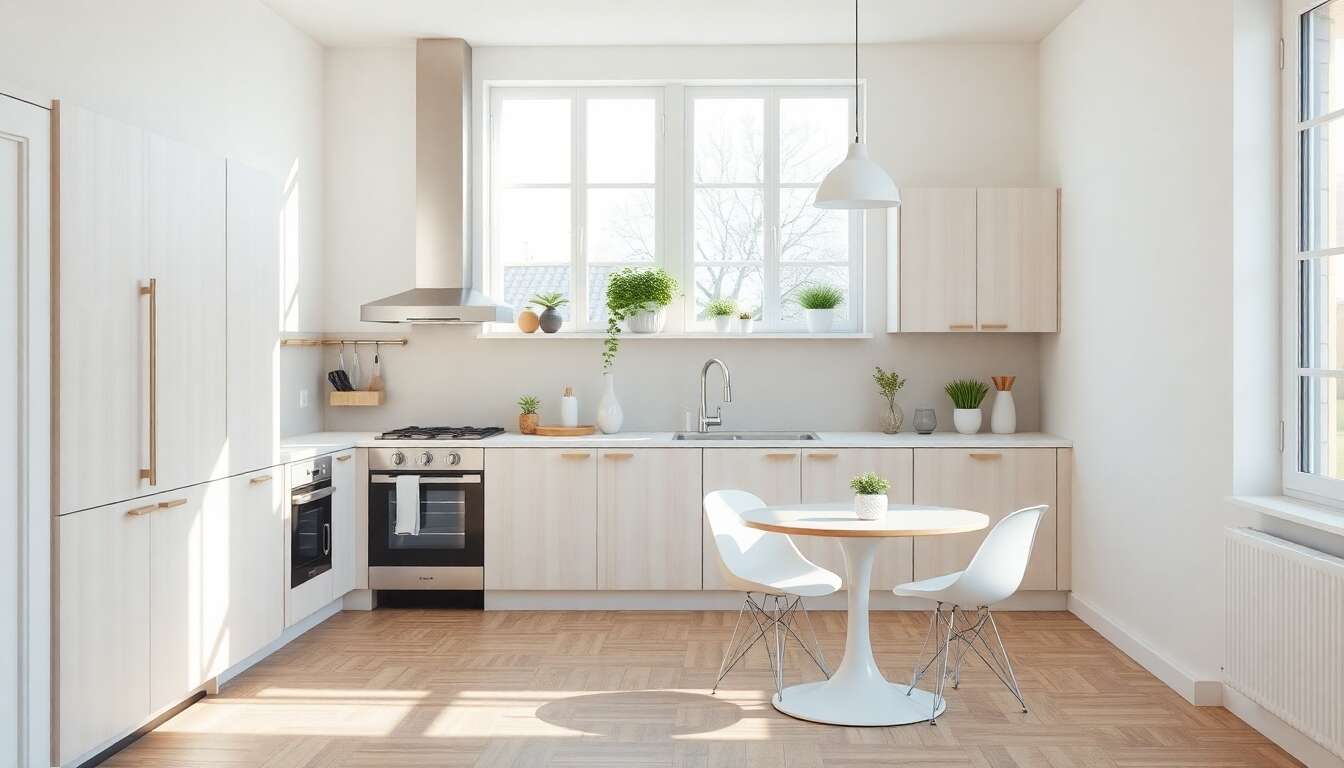 Tendances et inspirations actuelles pour une cuisine scandinave réussie Tendances et inspirations actuelles pour une cuisine scandinave réussie