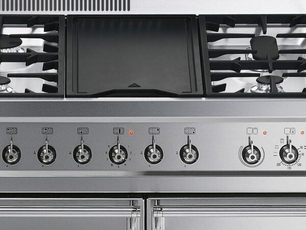 Smeg A3D-7 four et cuisinière Acier inoxydable Combi A - Fours et cuisinières (Cuisinière, Acier inoxydable, Rotatif, Acier inoxydable, Devant, Analogique)