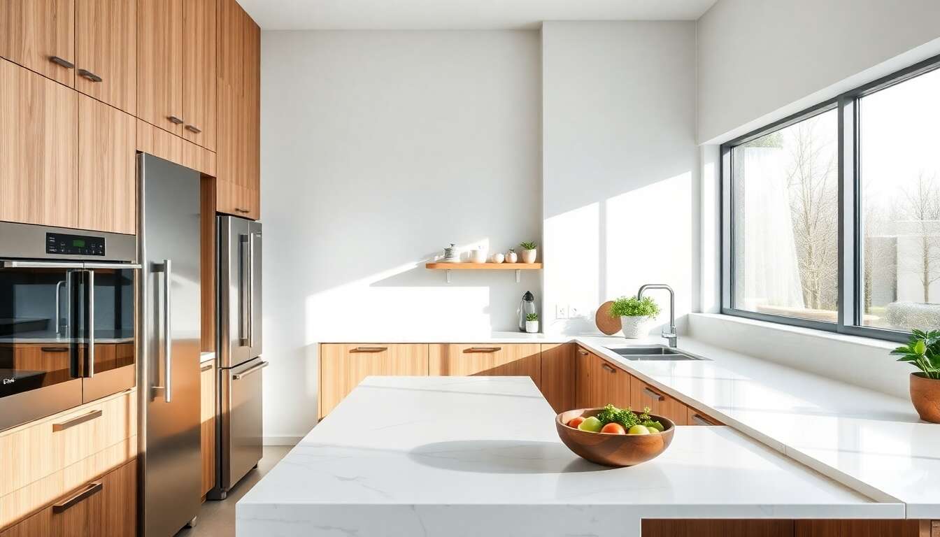 Cuisine moderne : matériaux tendance