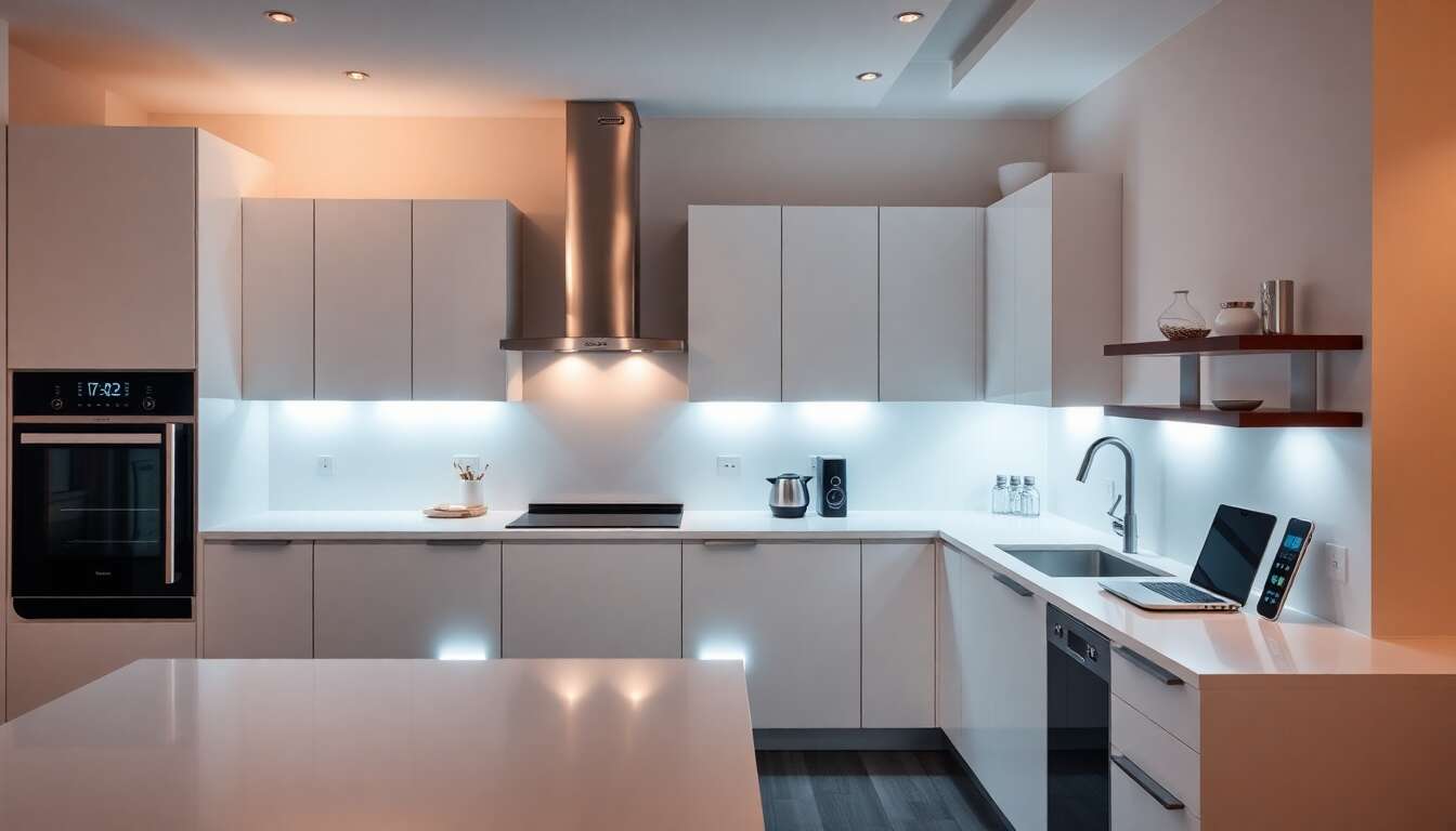 Appareils connect&eacute;s essentiels pour une cuisine moderne