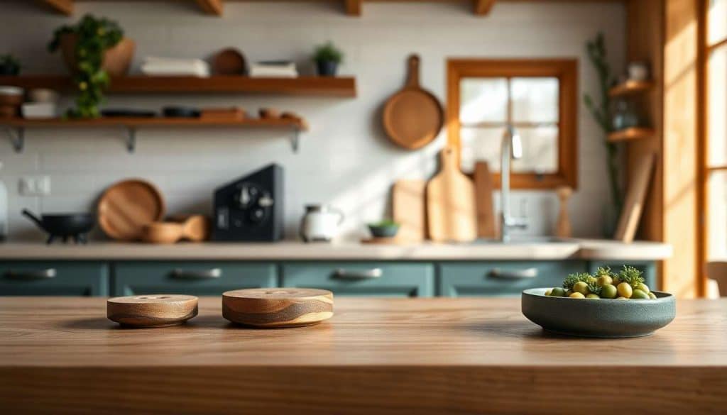 Haute qualité : boutons pour une cuisine durable