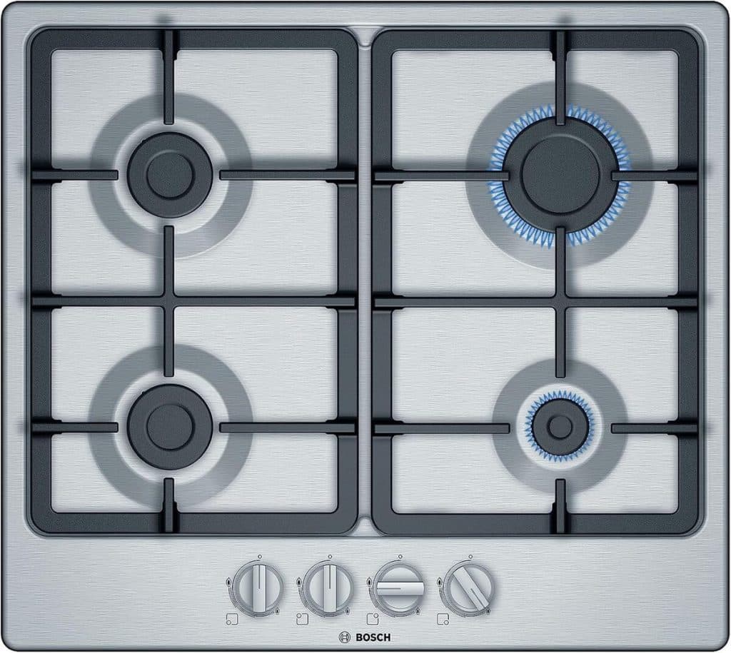 Test de la plaque à gaz Bosch Série 4 : puissance 7500 W
