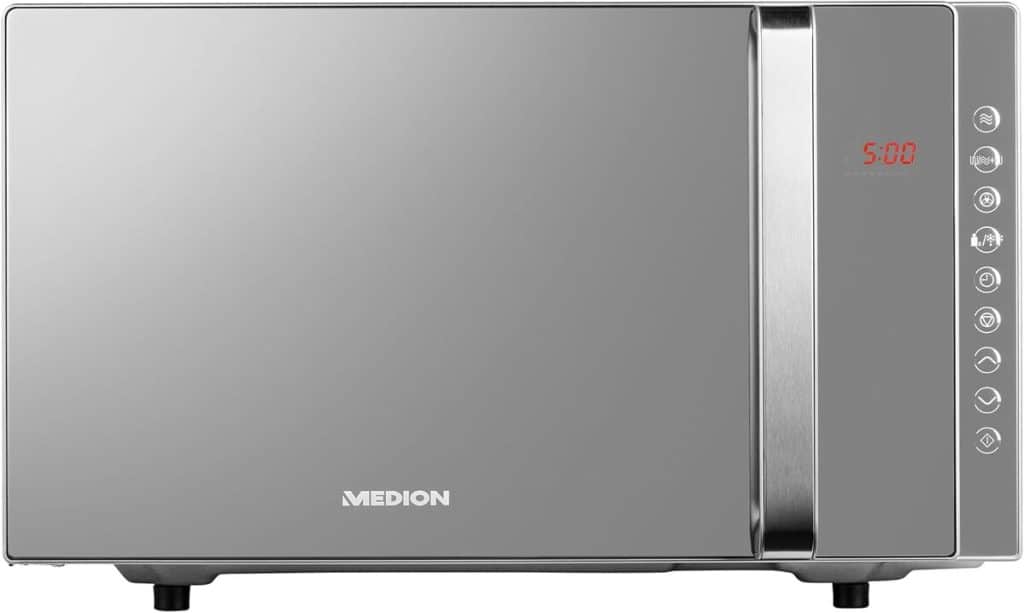 Test du micro-onde Medion MD17495 : polyvalence et design argenté