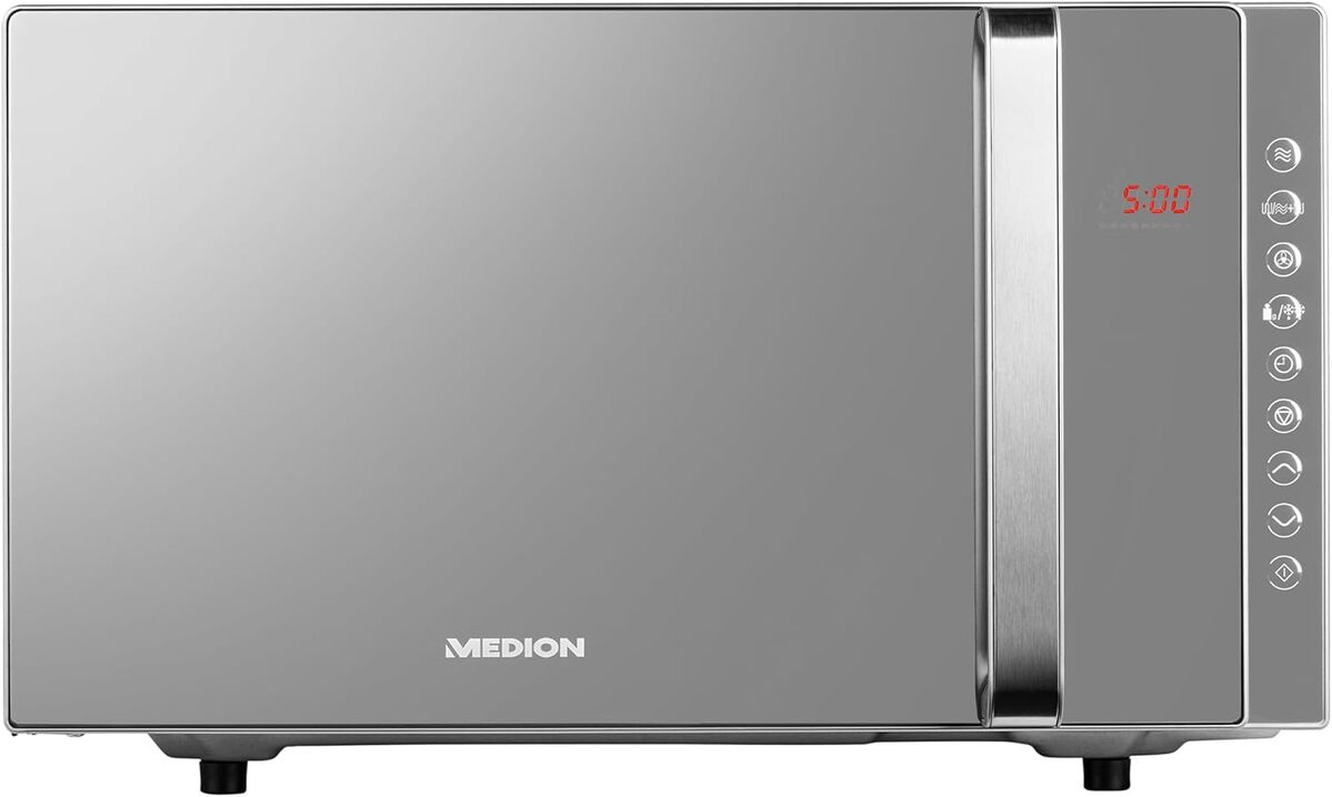 Test du micro-onde Medion MD17495 : polyvalence et design argenté