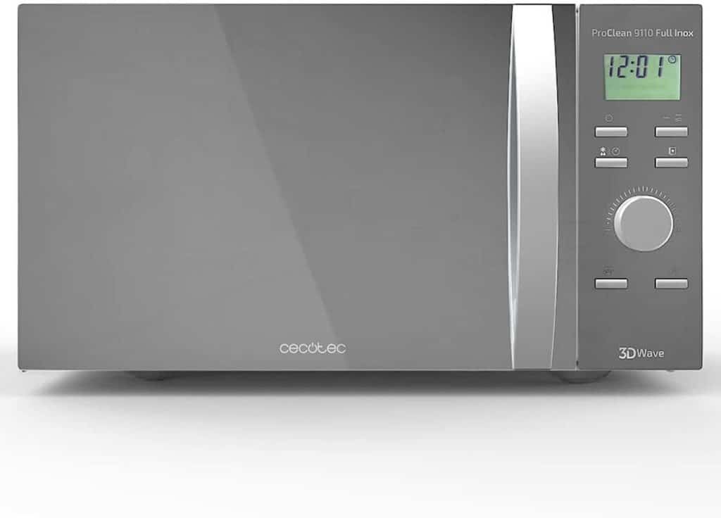 Test du micro-ondes Cecotec ProClean 9110 : performance et design avec grill 1000 W