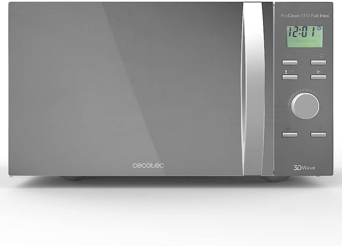 Test du micro-ondes Cecotec ProClean 9110 : performance et design avec grill 1000 W