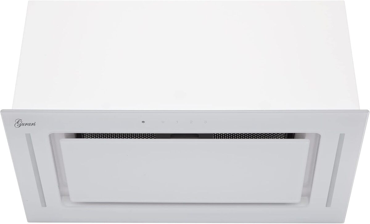 Test : hotte GURARI GCH E 217 WH 52 1000m³/h blanche