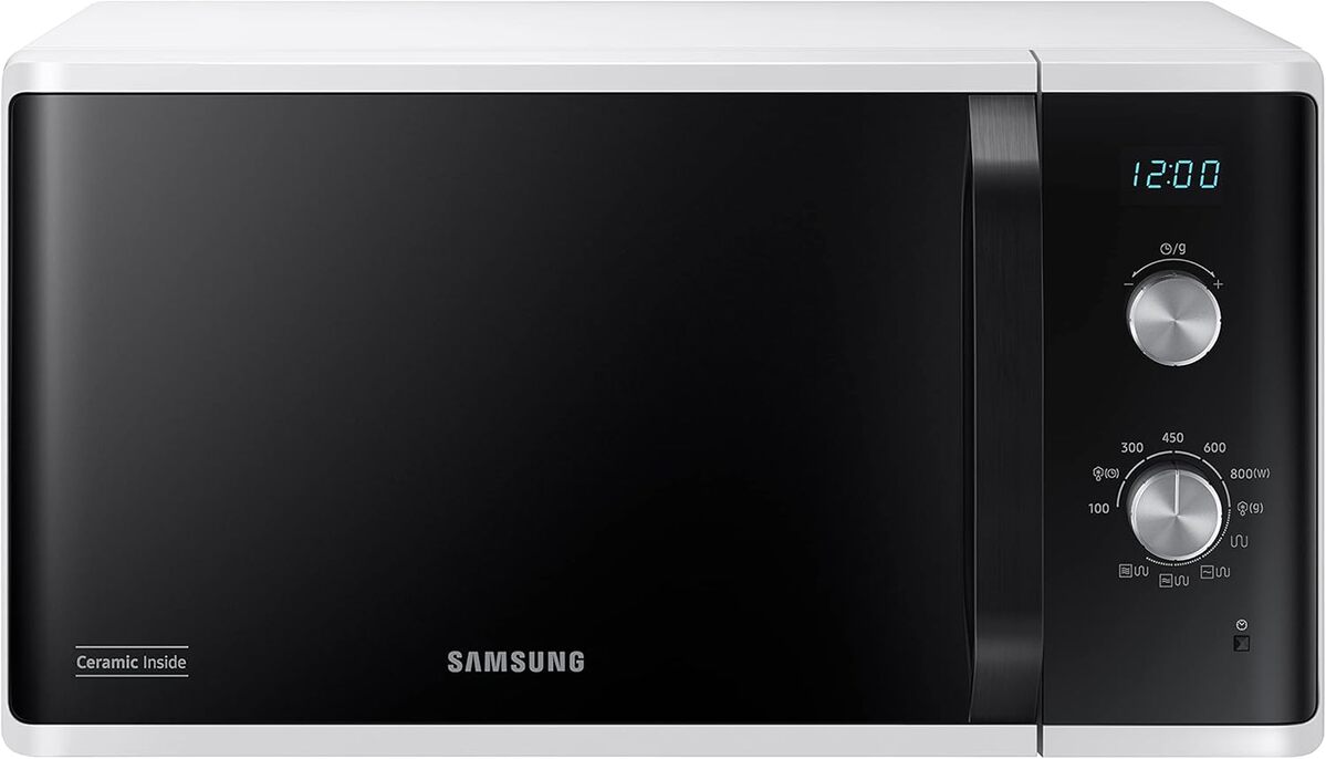 Test : micro-ondes Samsung MG23K3614AW/ET, cuisson croustillante
