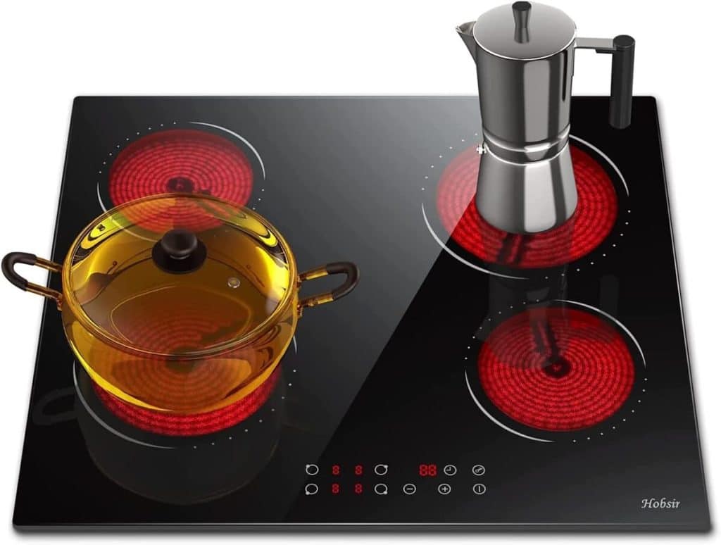 Test : plaque vitrocéramique 4 feux Hobsir 6000W