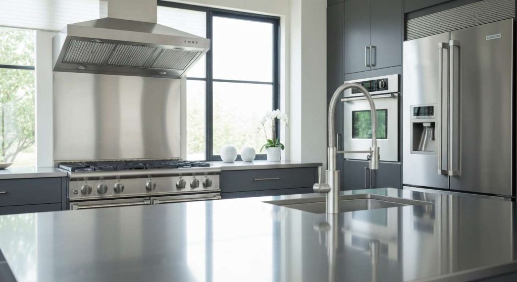 Intégrer l'inox pour un style moderne en cuisine