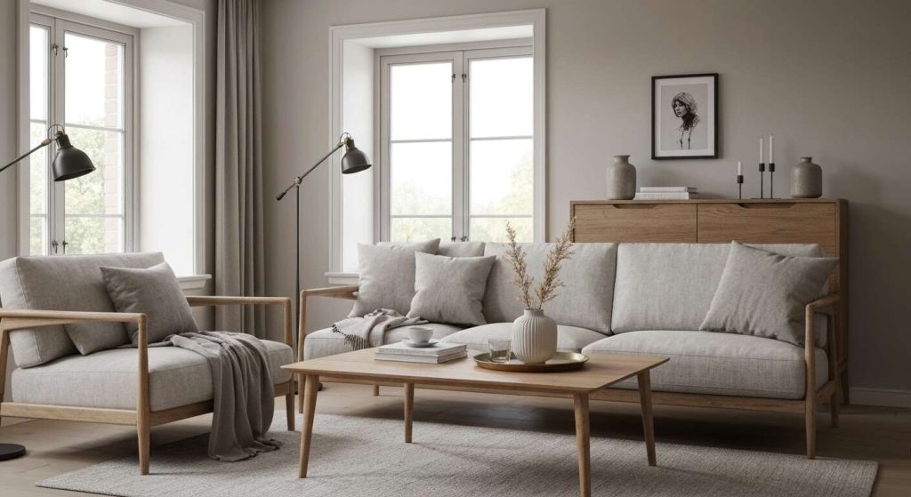 Couleurs neutres et design scandinave