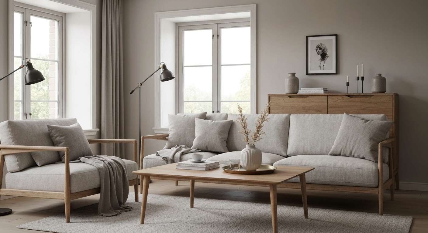 Couleurs neutres et design scandinave