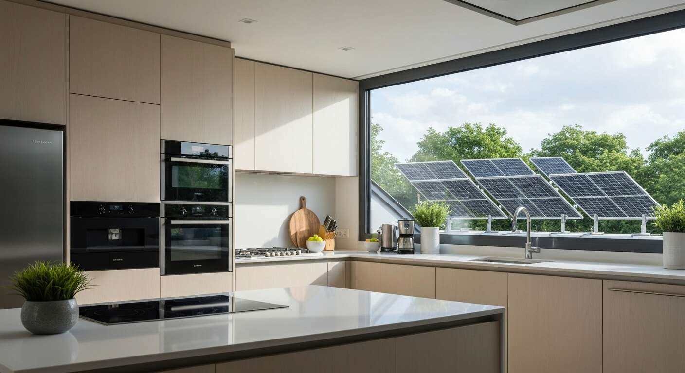 Les avantages des panneaux solaires dans une cuisine