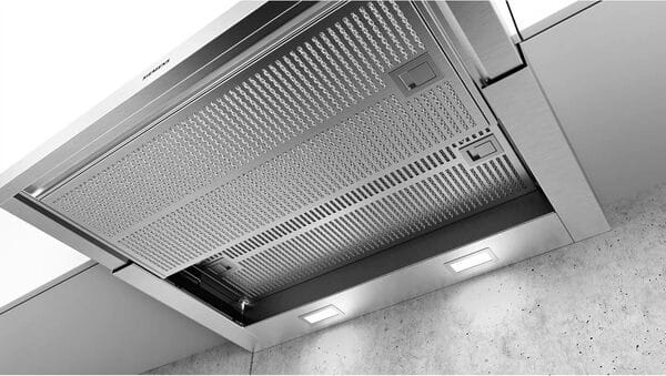 SIEMENS Hotte de plafond LI67RA561, IQ500 717 m³/h, télescopique 60 cm Inox [Classe énergétique B]