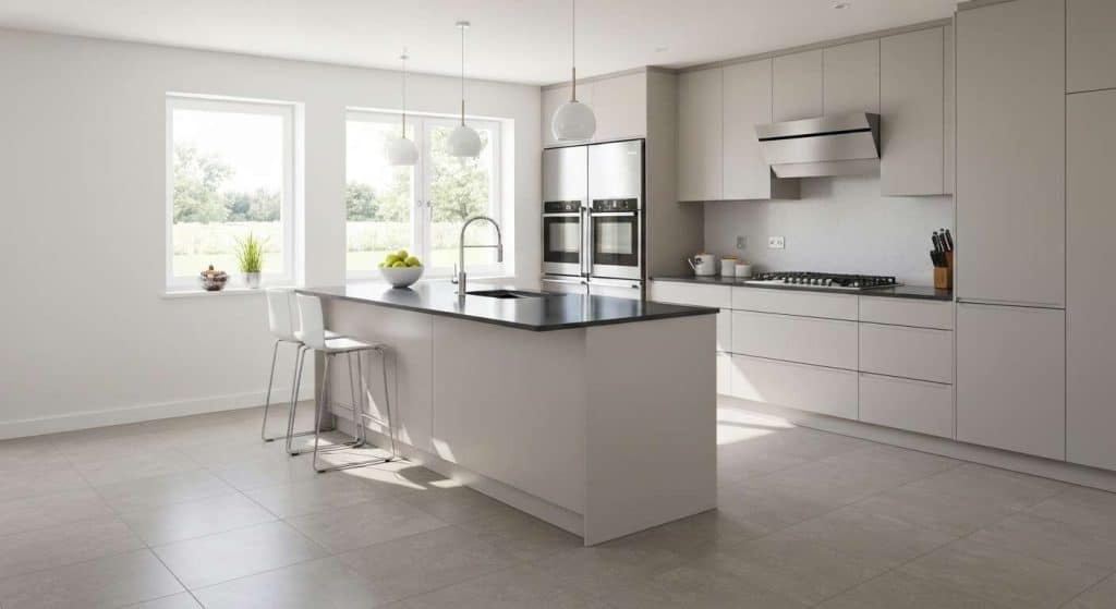 Sélection de sols tendance pour cuisine moderne