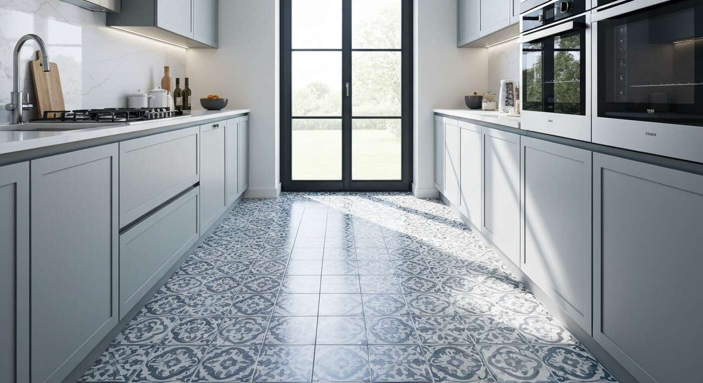 Carrelage : un classique revisit&eacute; pour la cuisine moderne