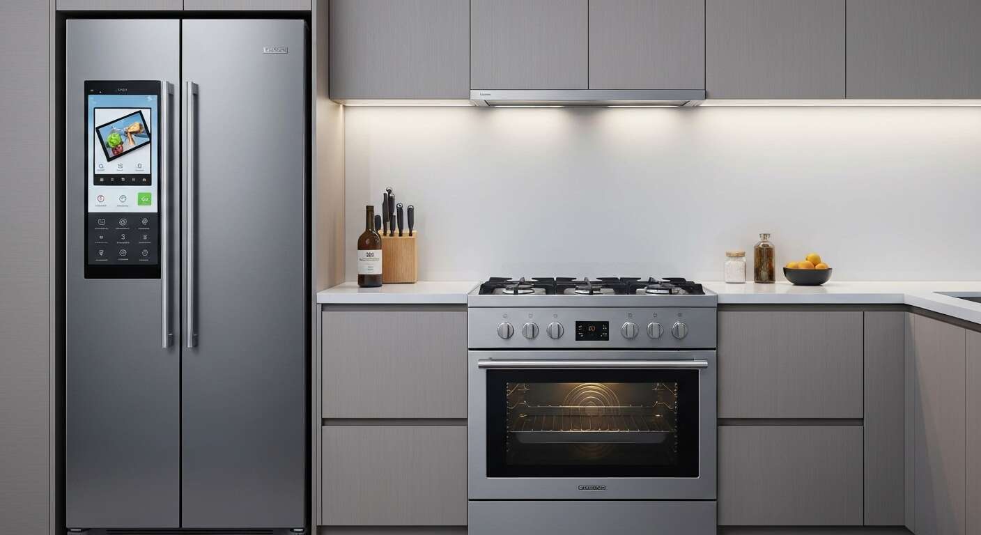 &eacute;lectrom&eacute;nagers connect&eacute;s : une r&eacute;volution en cuisine