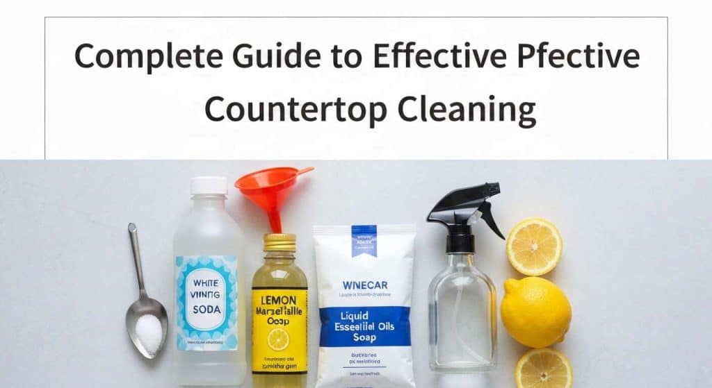 Guide complet du nettoyage efficace pour plans de travail