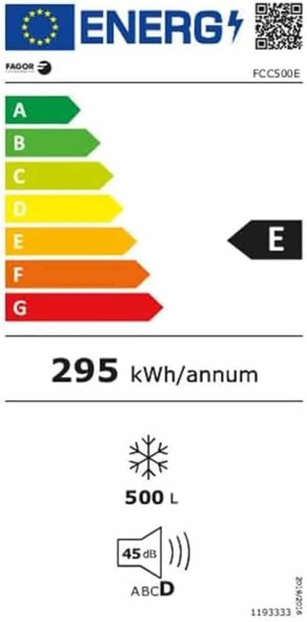 FAGOR Congélateur coffre FCC500E [Classe énergétique E]