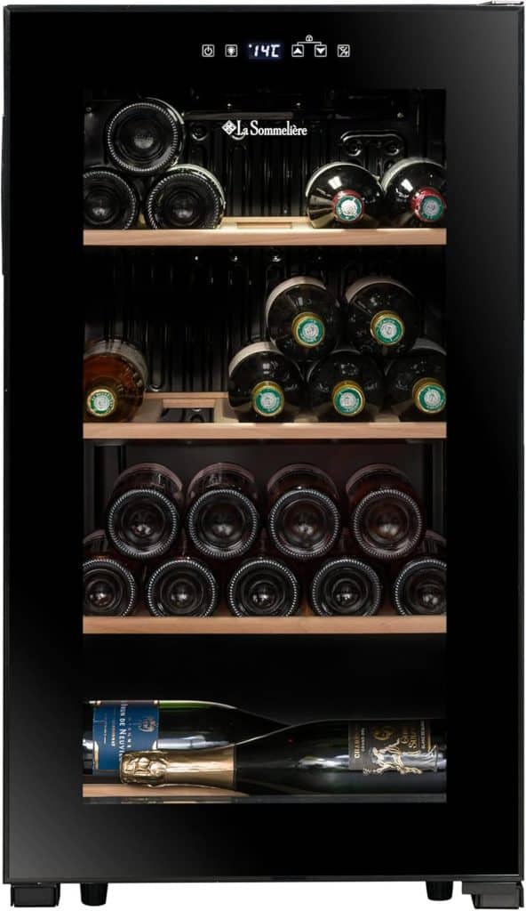 Test de la cave à vin LS36BLACK de la sommeliere