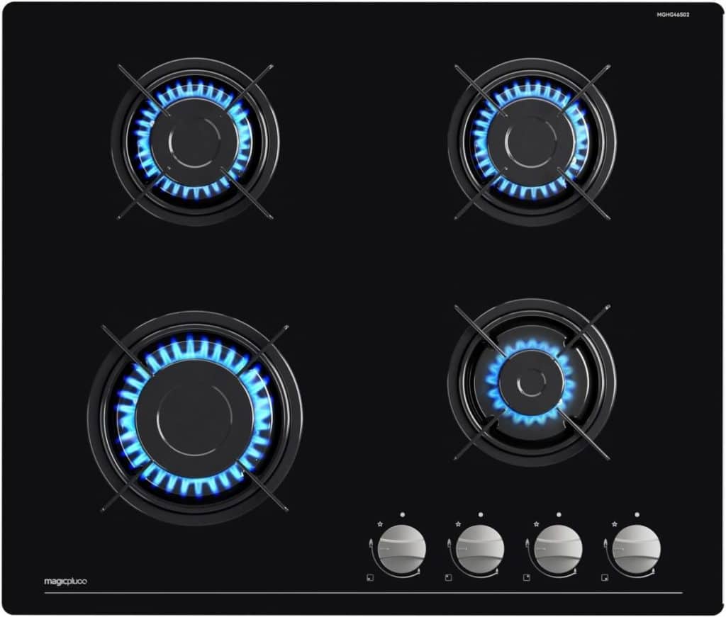 Test de la plaque gaz 4 feux magicplux 7800W