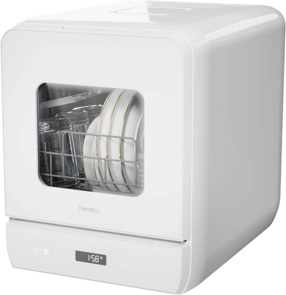 Test du lave-vaisselle de table Hermitlux 6+1 programmes