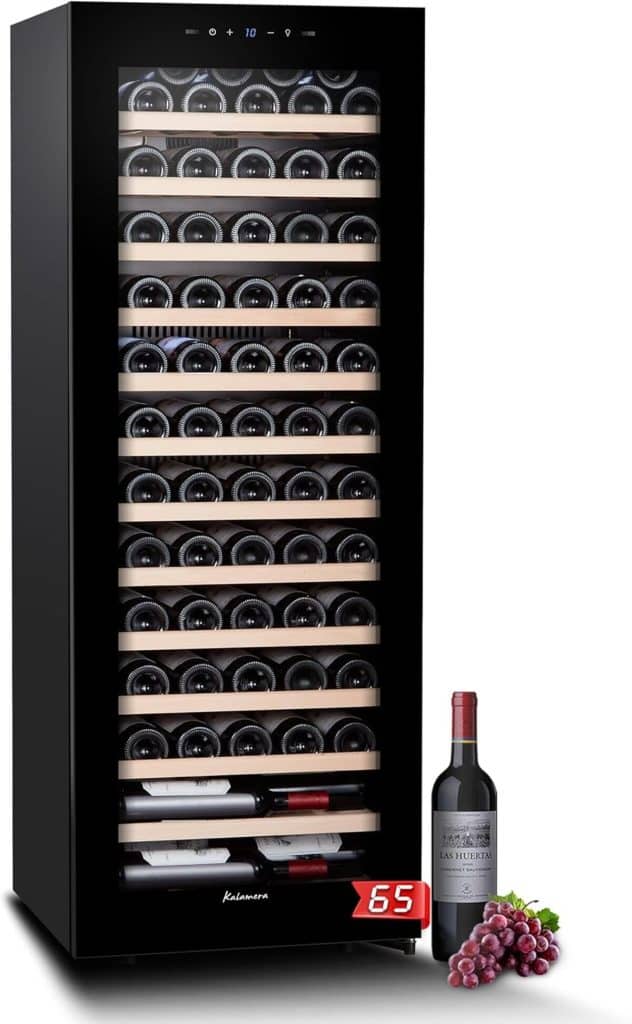 Test : kalamera KRC-170AFG réfrigérateur à vin 65 bouteilles