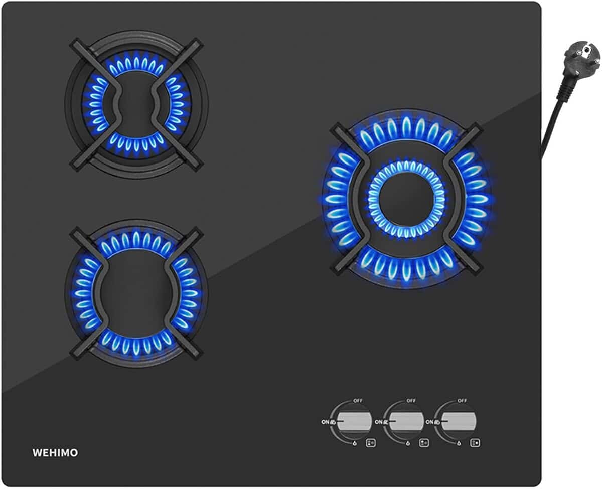 Test : plaque de cuisson gaz 3 feuxs WEHIMO, performance et élégance