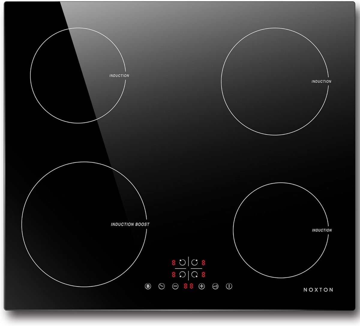 Test : plaque induction NOXTON 4 feux encastrable 6400W