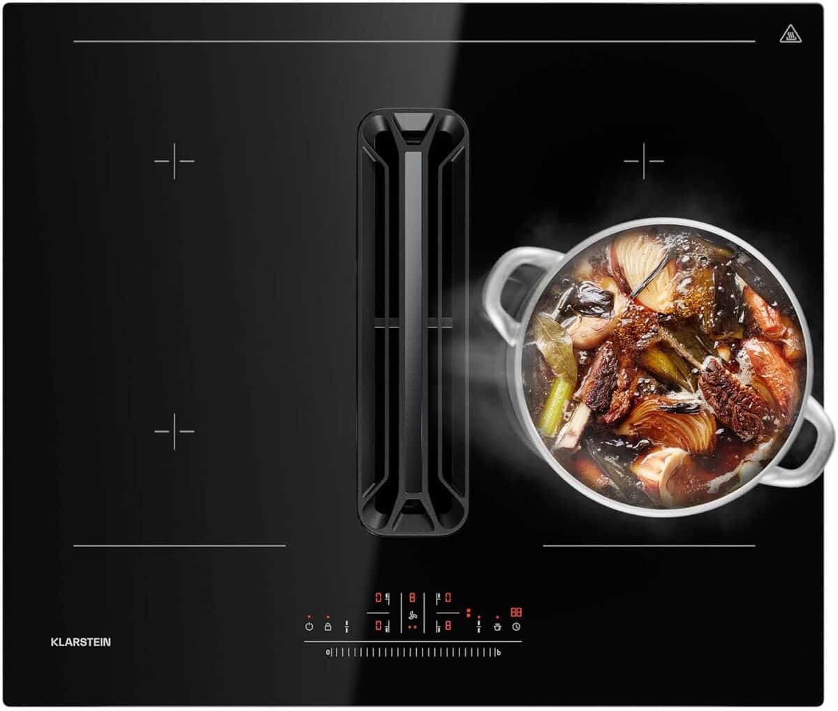 Test : table de cuisson Klarstein 2 en 1 induction avec hotte مدل 83cm