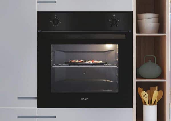 CANDY Four encastrable émail lisse FIDC N100, 70 litres, 3 modes de cuisson [Classe énergétique A]
