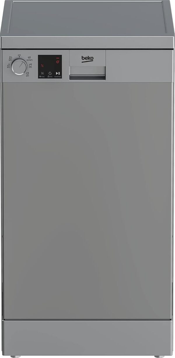 Beko DVS05024S lave-vaisselle Autoportante 10 couverts Argent [Classe énergétique E]