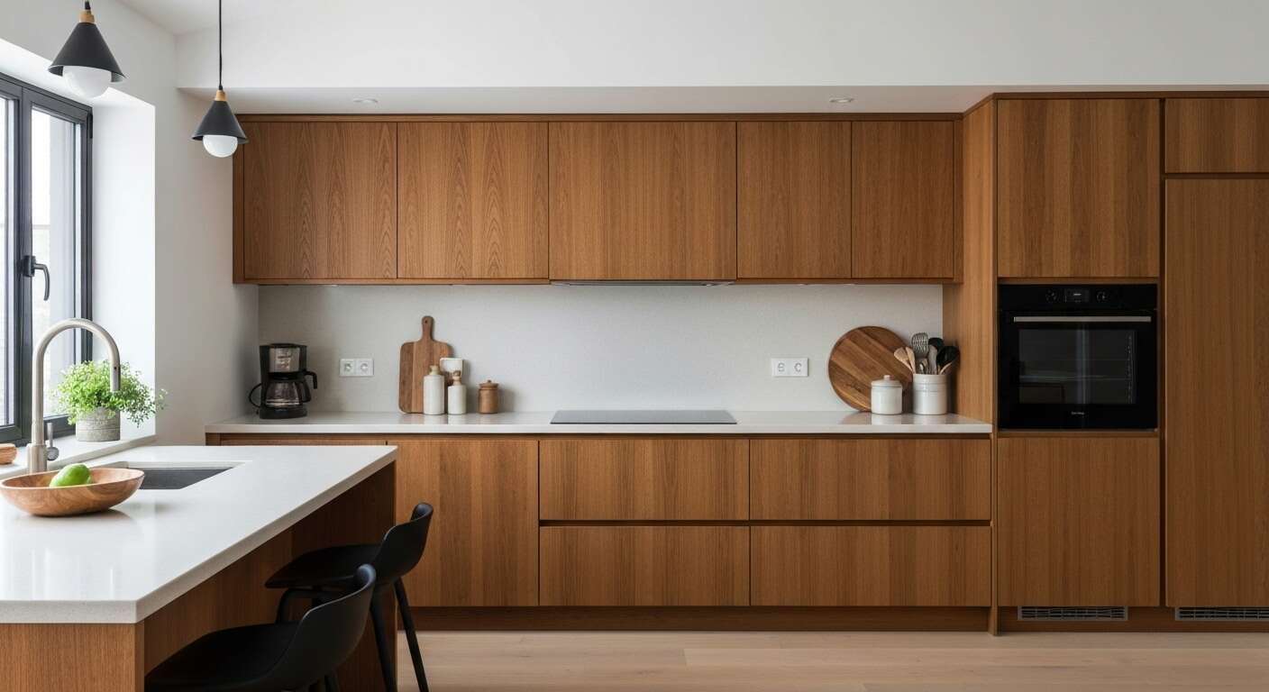 Relooking moderne : int&eacute;grer le bois dans une cuisine contemporaine